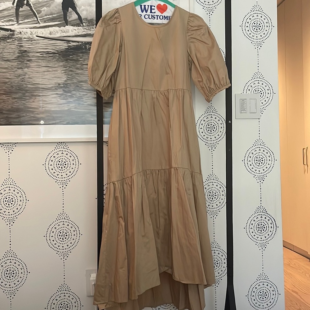 Zara puff sleeve dress